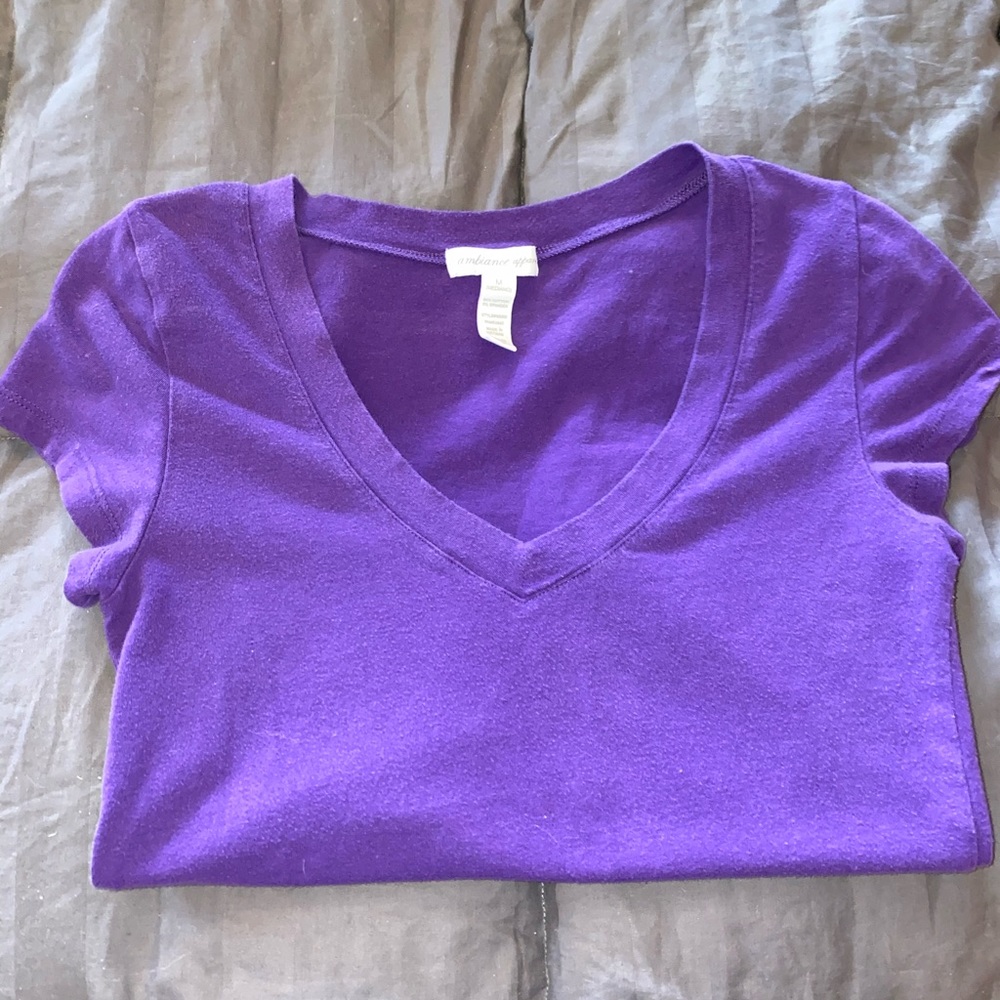 Ambiance apparel purple t-shirt